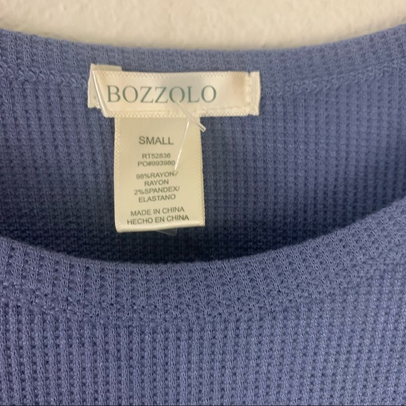 Crop top lettuce hem long sleeves women’s Size Small - Picture 8 of 8